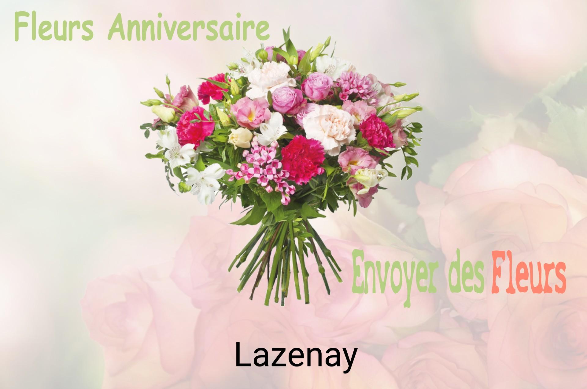 Bouquet de fleurs d’anniversaire livré à Lazenay
