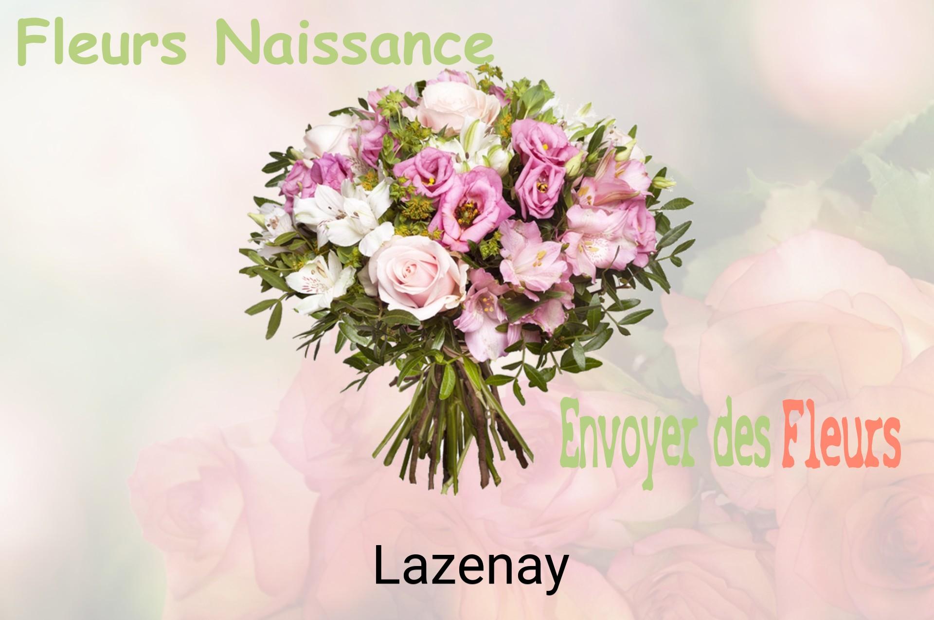 Bouquet de fleurs de naissance livré à Lazenay
